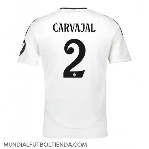 Camiseta Real Madrid Daniel Carvajal #2 Primera Equipación Replica 2024-25 mangas cortas